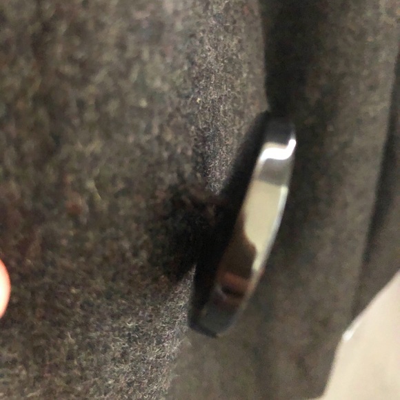 Michael Kors Grey Wool Blend Pea Coat - Picture 10 of 15